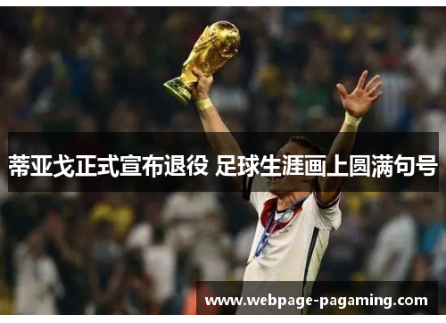 蒂亚戈正式宣布退役 足球生涯画上圆满句号